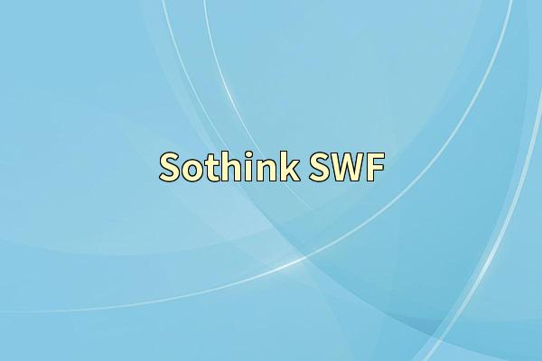 Sothink SWF